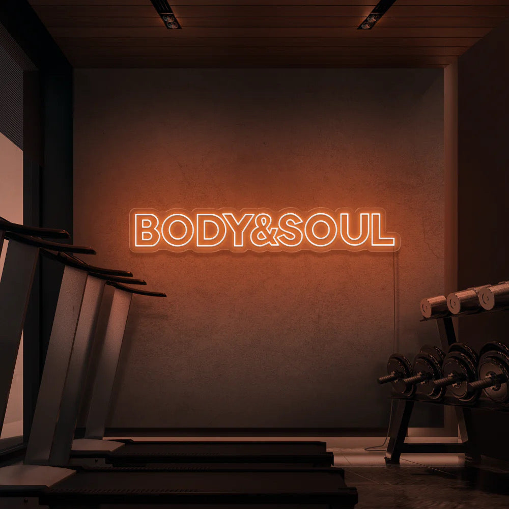 Body & Soul Insegna al neon