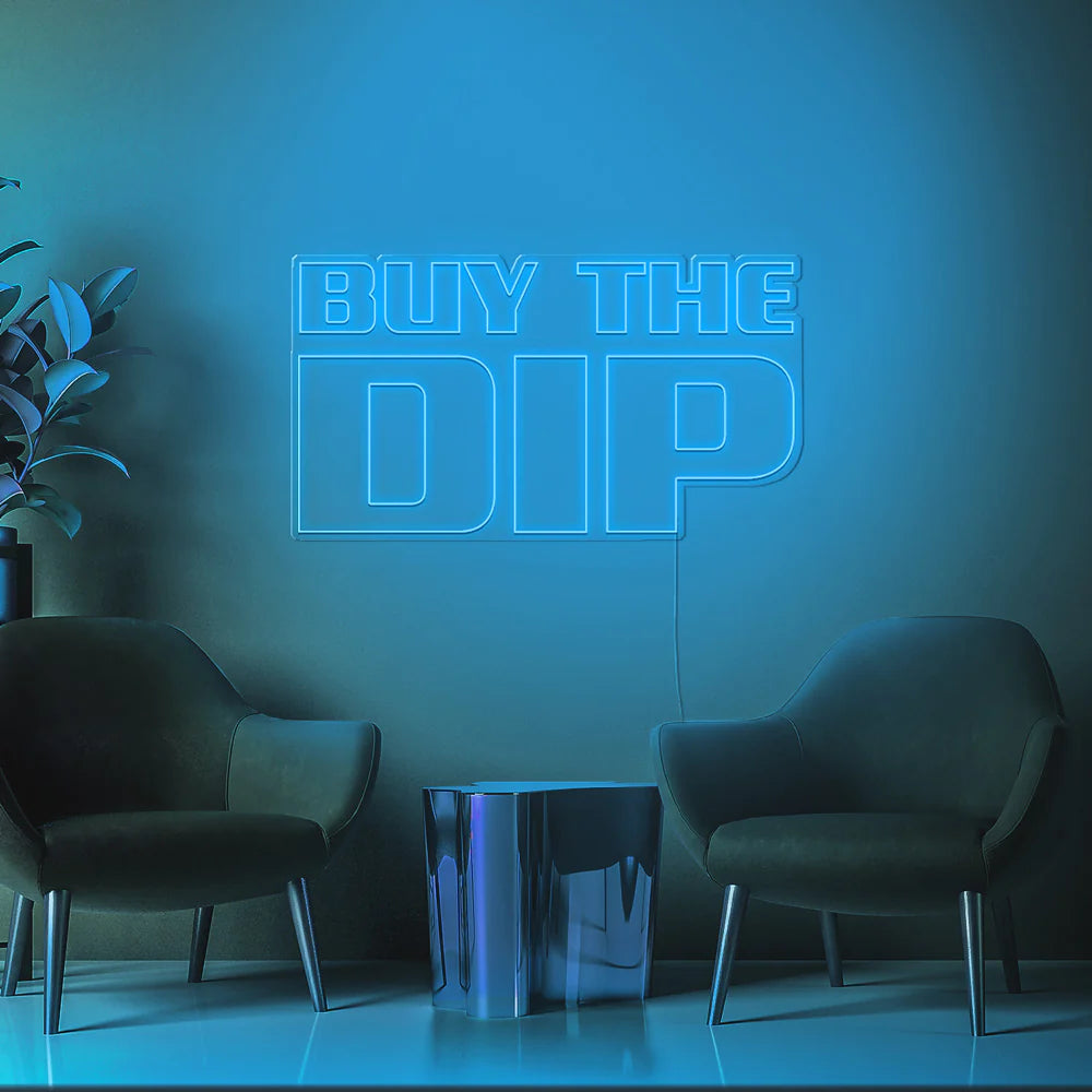 Buy The Dip Insegna al neon