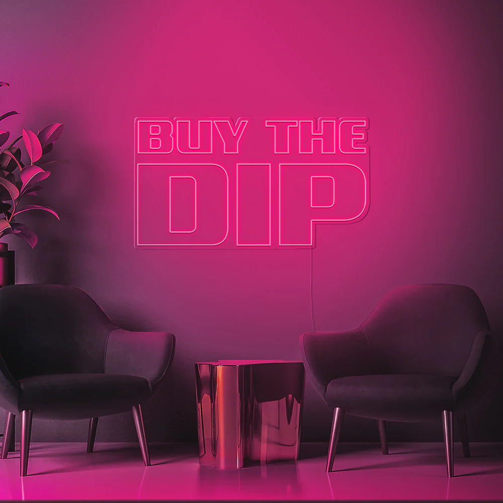 Buy The Dip Insegna al neon