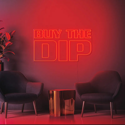 Buy The Dip Insegna al neon