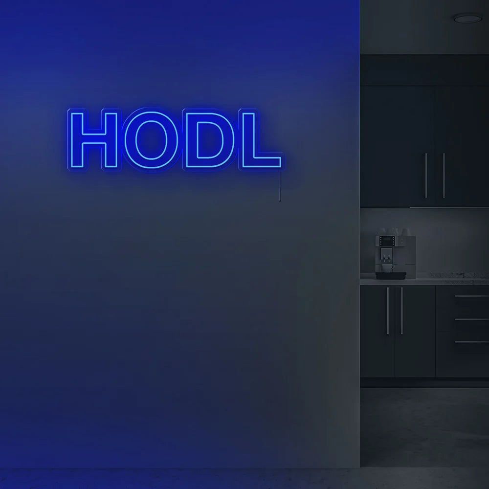 HODL Insegna al neon