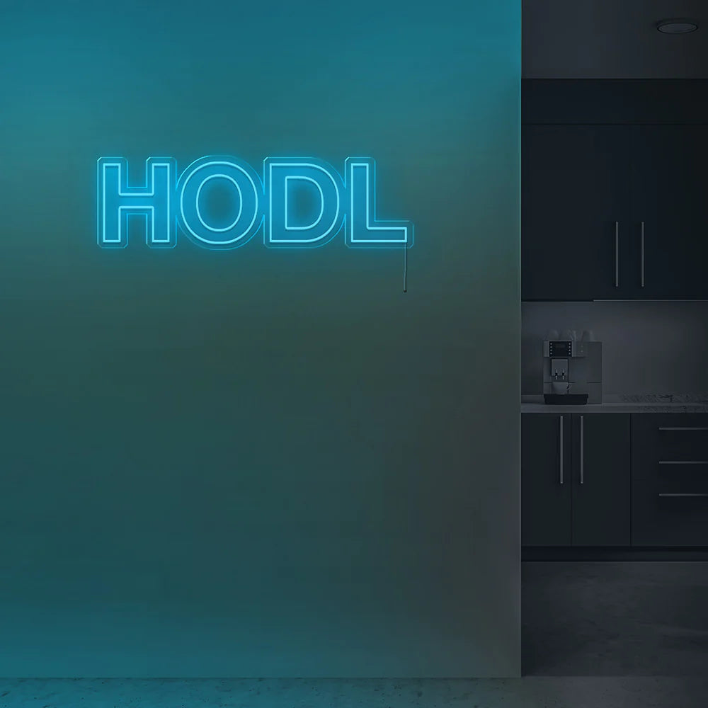 HODL Insegna al neon