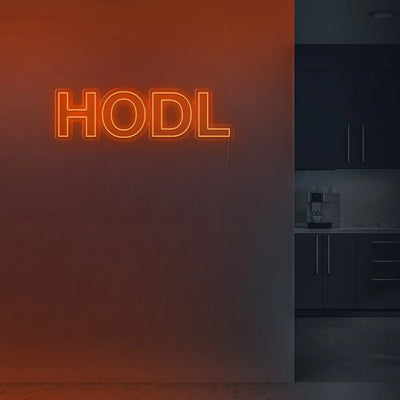 HODL Insegna al neon