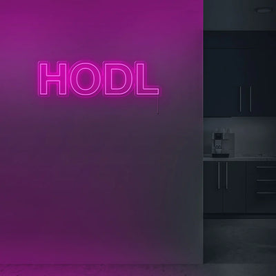 HODL Insegna al neon