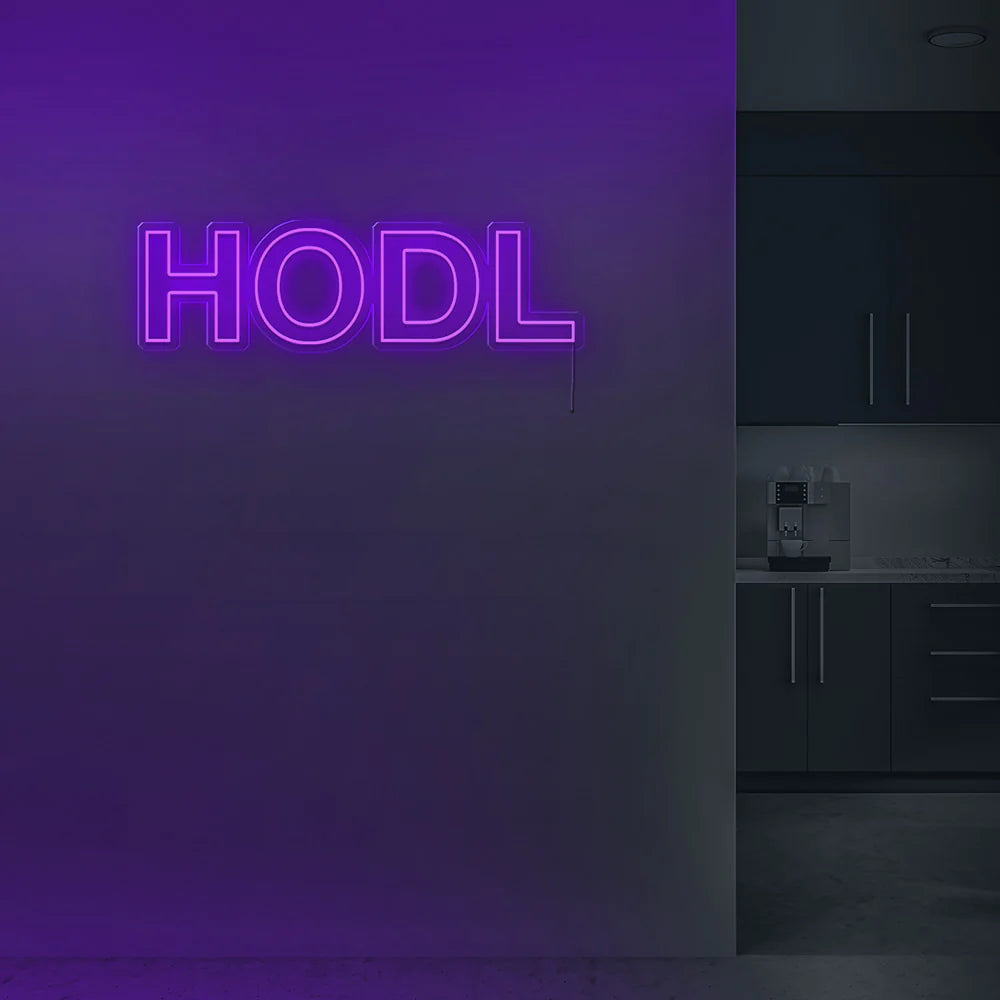 HODL Insegna al neon