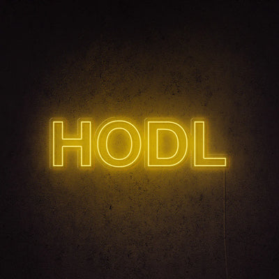 HODL Insegna al neon