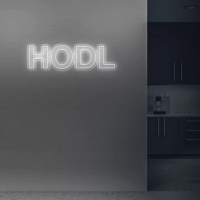 HODL Insegna al neon