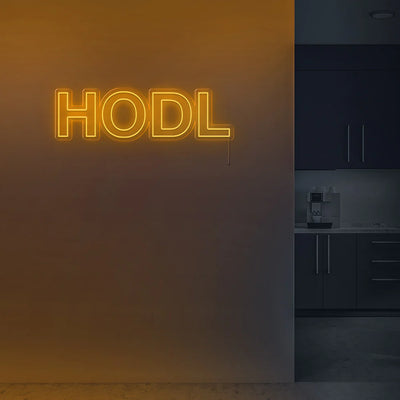 HODL Insegna al neon