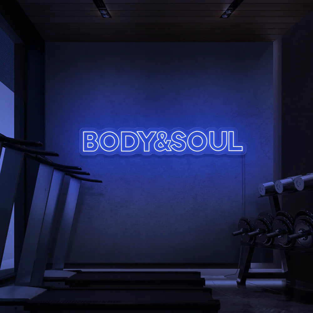 Body & Soul Insegna al neon