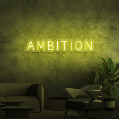 Ambition Insegna al neon