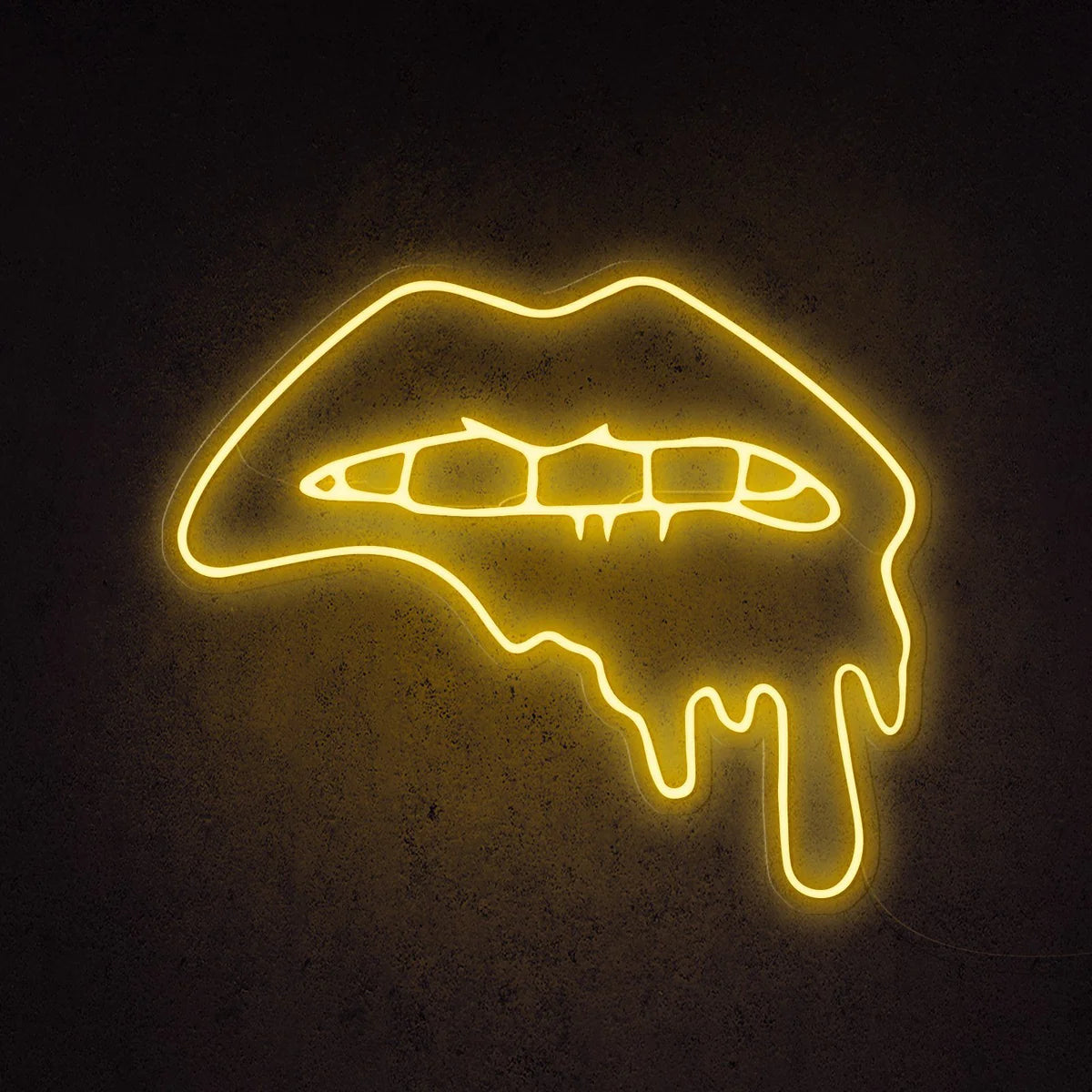 Dripping Lips Insegna al neon