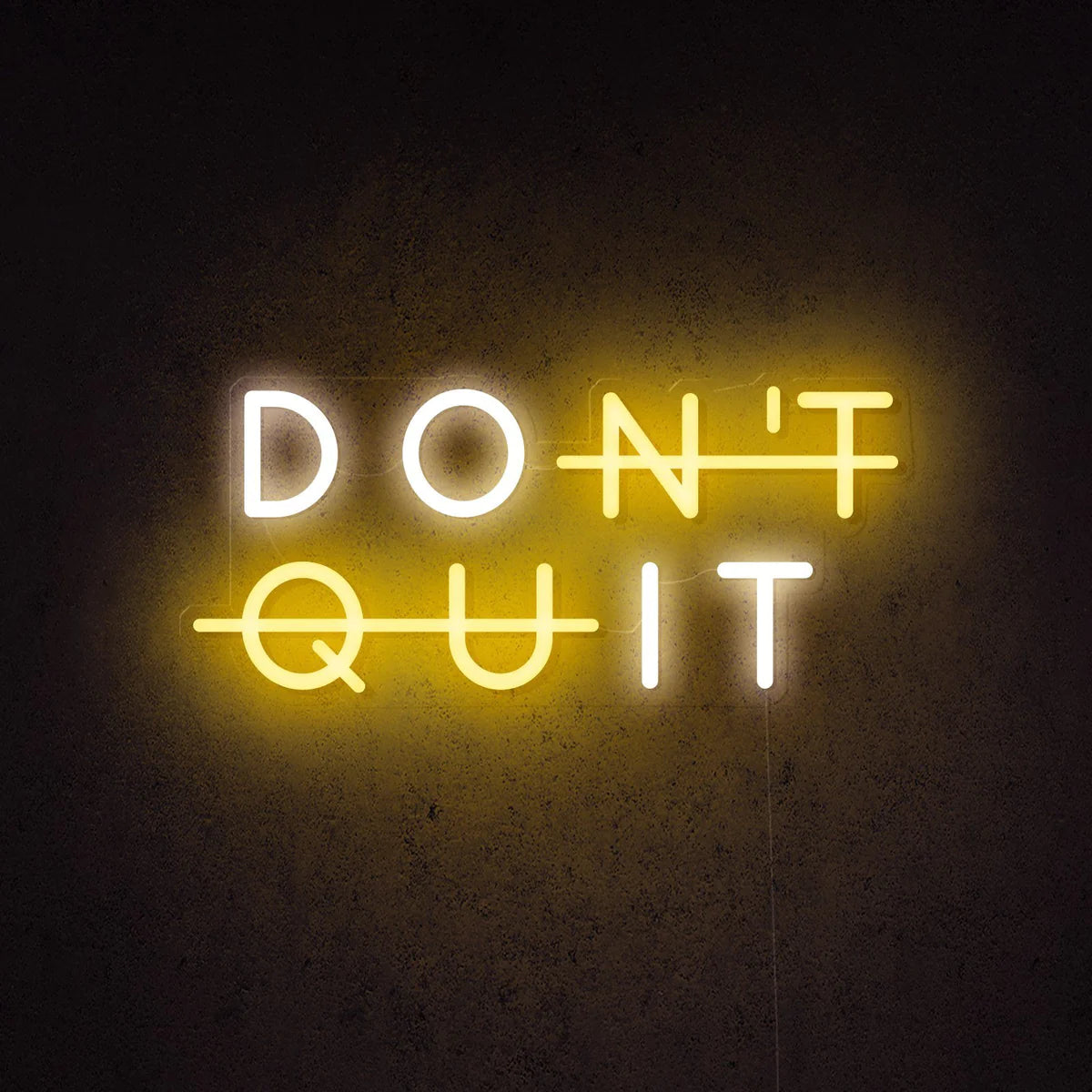 Don’t Quit Insegna al neon