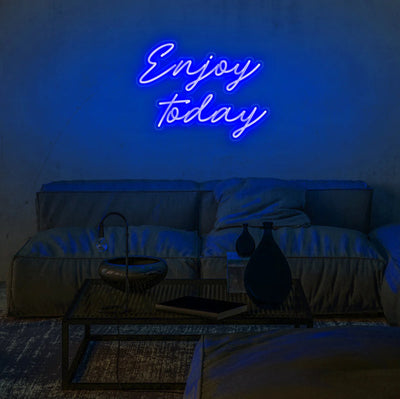 Enjoy Today Insegna al neon