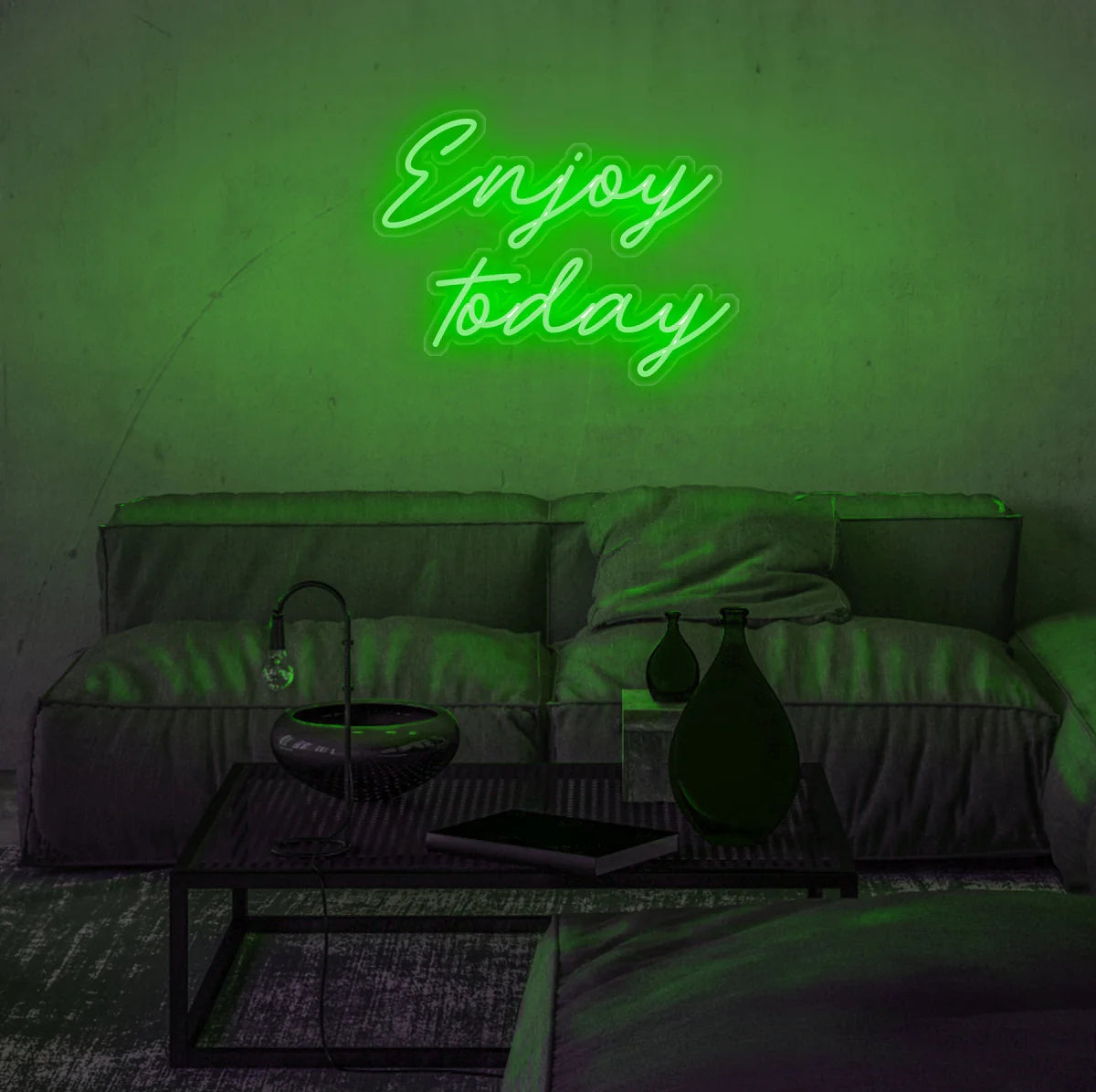 Enjoy Today Insegna al neon