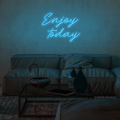 Enjoy Today Insegna al neon