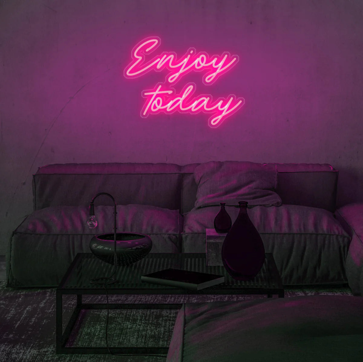 Enjoy Today Insegna al neon