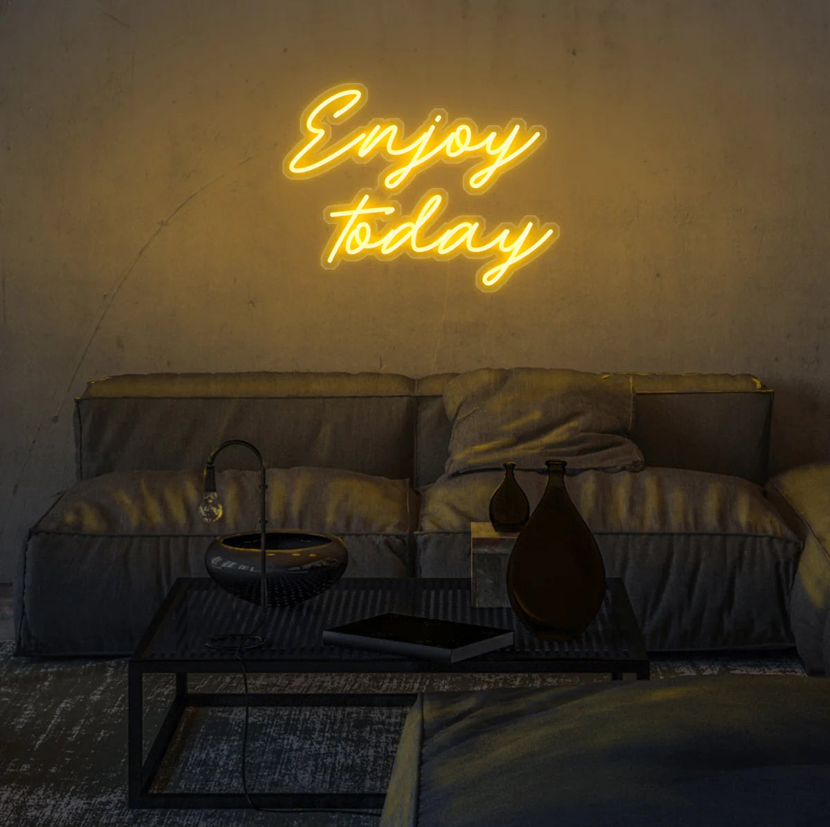 Enjoy Today Insegna al neon