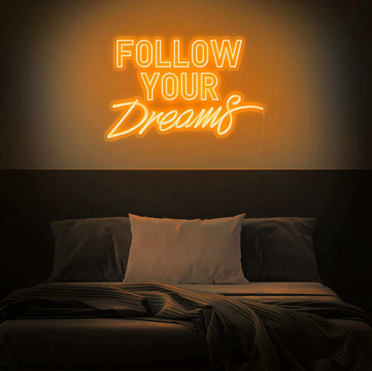 Insegne al neon per camera - logo DREAM Led