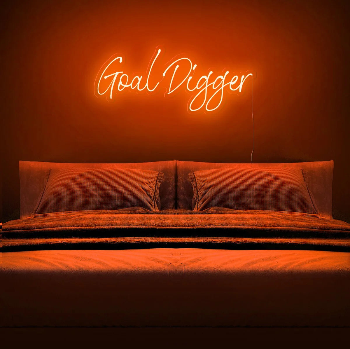 Goal Digger Insegna al neon