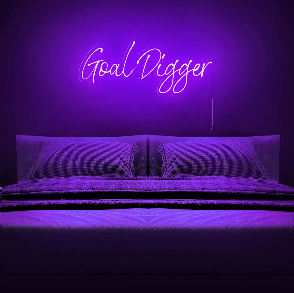 Goal Digger Insegna al neon