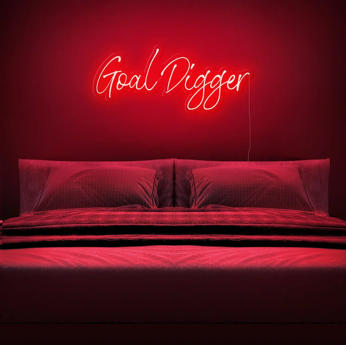 Goal Digger Insegna al neon