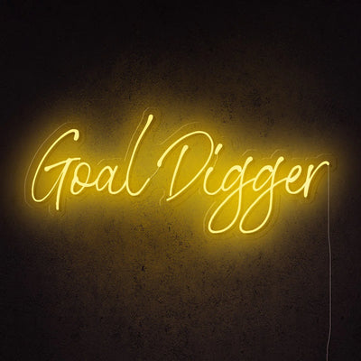 Goal Digger Insegna al neon