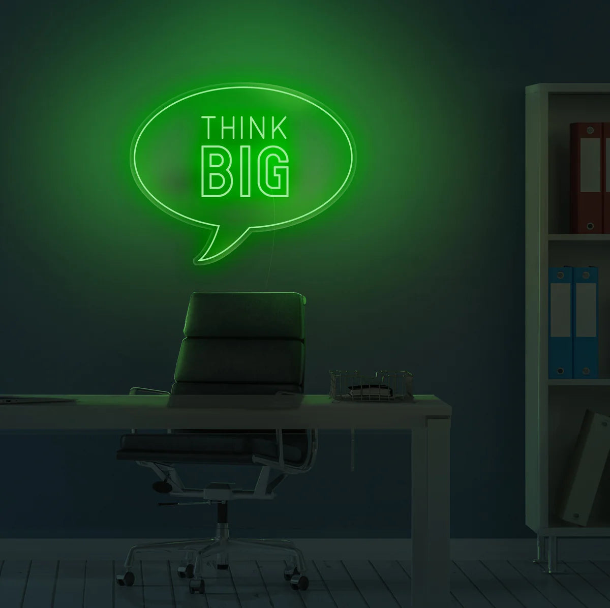 Think Big Insegna al neon