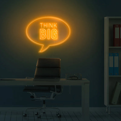 Think Big Insegna al neon