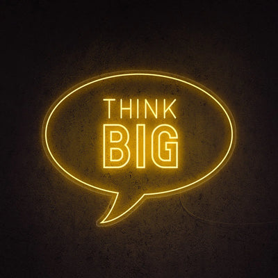 Think Big Insegna al neon