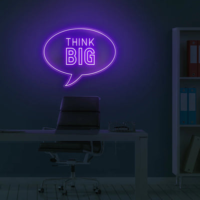 Think Big Insegna al neon