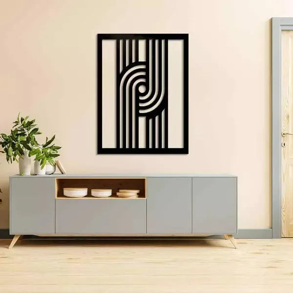 Abstract 3D Metal Art