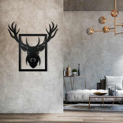 Cervus Elaphus 3D Metal Art