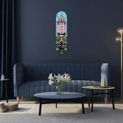 City Hall Acrylic Glass Skateboard