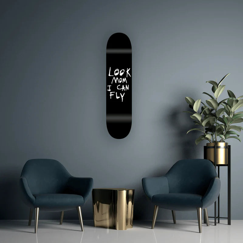 I Can Fly Acrylic Glass Skateboard