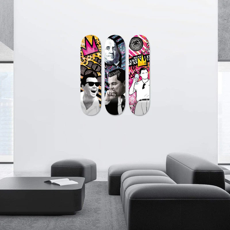 Wolf Of Wall Street Acrylic Glass Skateboard