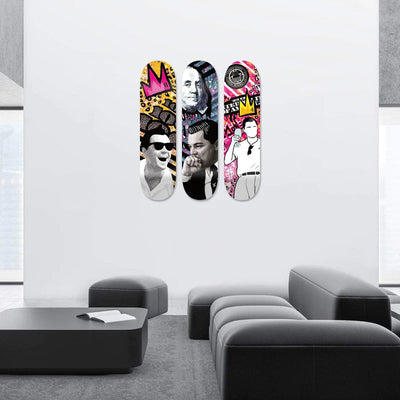 Wolf Of Wall Street Acrylic Glass Skateboard