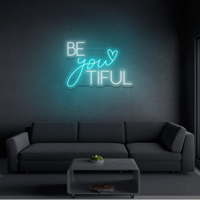 Beyoutiful Insegna al neon