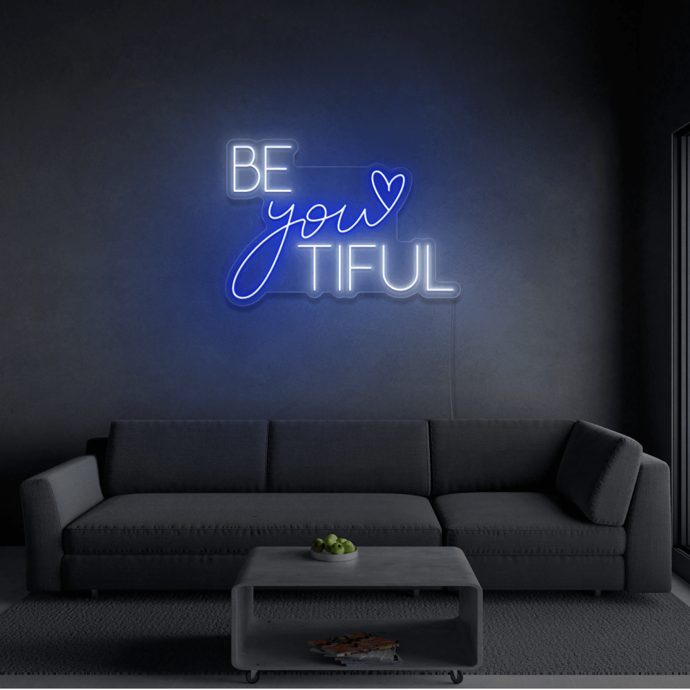 Beyoutiful Insegna al neon