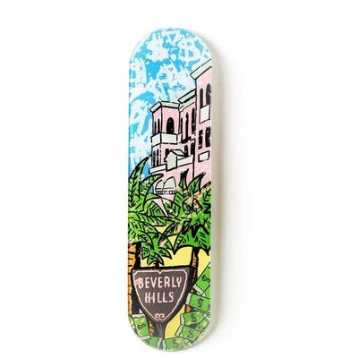 Palm Mansion Acrylic Glass Skateboard