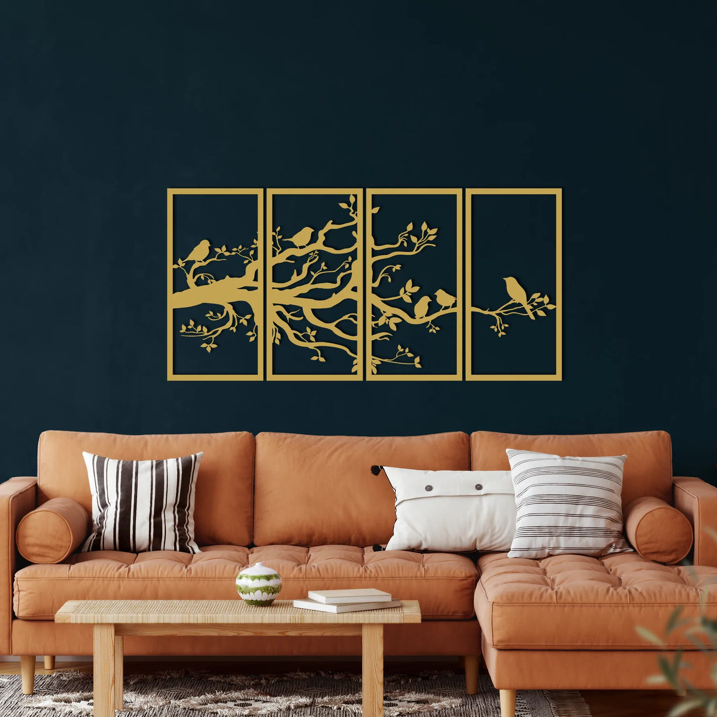 Leafy Branch 3D Metal Art