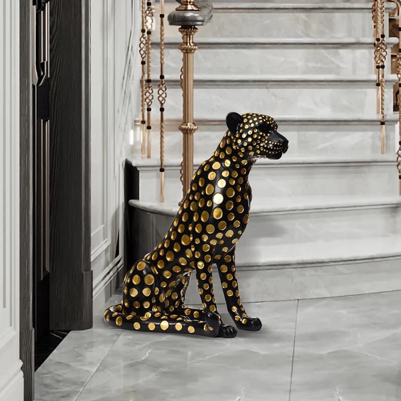 Luxurious Leopard Statua