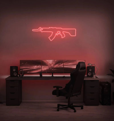 Gun Insegna al neon