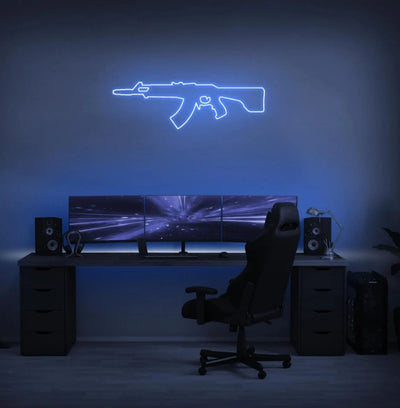 Gun Insegna al neon