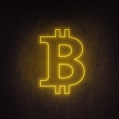 Bitcoin Insegna al neon